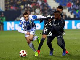 Sabin Merino no ha disfrutado de muchos minutos en el Leganés. EFE