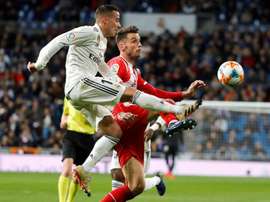 Lucas anotó uno de los goles del Madrid. EFE