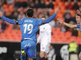 La dupla de oro del Getafe. EFE