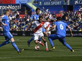 Trejo llegó a 100 partidos con el Rayo. EFE