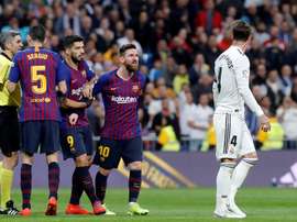 El partido entre Barça y Real Madrid ha sido aplazado. EFE