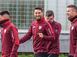 Aduriz tendrá que tener cuidado para no sufrir lesiones. EFE/Archivo