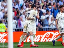 Bale y Ramos, con sorprendentes registros físicos. EFE
