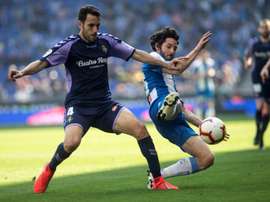 Kiko Olivas habló del buen momento pucelano. EFE