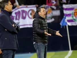 Sergio pidió una reivindicación como equipo ante el Alavés. EFE