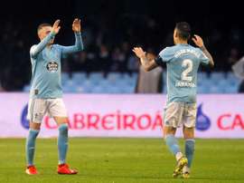 El Celta ha salido del descenso con este triunfo. EFE