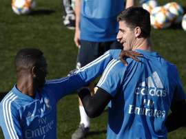 Courtois, en Tenerife. EFE/Archivo
