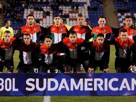Palestino se enfrenta a Cerro Largo en la previa de la Libertadores. EFE