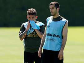 Mkhitaryan ha decepcionado a Azerbaiyán con su decisión. AFP/Archivo