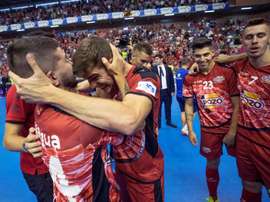 Goleada por todo lo alto. EFE