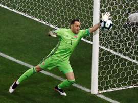 Arsenal a annoncé le départ d'Ospina à Naples. EFE