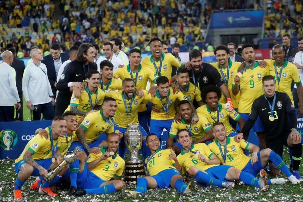Brasil foi o campeão da edição de 2019 da Copa América. EFE/Antonio Lacerda
