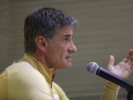 A Míchel le supo a poco el empate. EFE