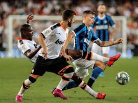 Skriniar podría estar contra el Madrid. AFP