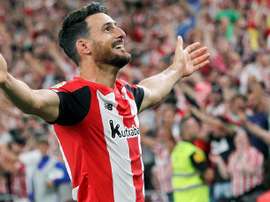 Aduriz, un volcán de emociones. EFE