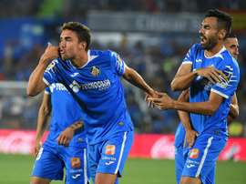 Jaime Mata quiere hacer goles para volver a la Selección. EFE/Fernando Villar