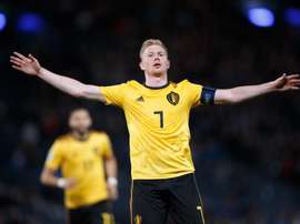 De Bruyne firmó tres asistencias y un gol. EFE/EPA