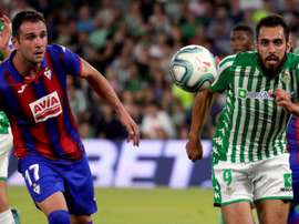 Peligra la presencia de Kike García ante el Valladolid. EFE/Julio Muñoz
