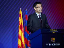 Bartomeu balaye l'actualité du FC Barcelone. AFP
