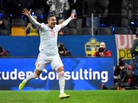 Gol nos acréscimos garante a Espanha na Eurocopa 2020. AFP