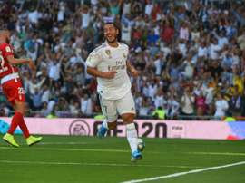 Hazard y su primer gran día para ser 'galáctico'. EFE