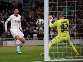 Son, Lamela y Kane fueron de los mejores. EFE/EPA/WILL OLIVER