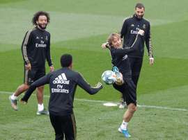 El Madrid se enfrentará a la Real Sociedad en el siguiente partido. EFE