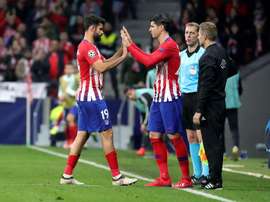 Los dos arietes podrían jugar juntos ante la Real Sociedad. EFE/JuanJo Martín