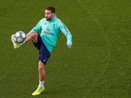 Dani Carvajal analizó los primeros entrenamientos. EFE