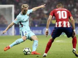 Rakitic podría jugar en el Giuseppe Meazza. EFE