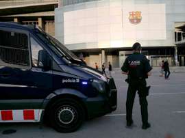 Un dron sobrevoló el Barça-Mallorca. EFE/Archivo