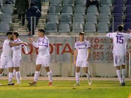 El Real Jaén prensa su más puro AOVE. EFE