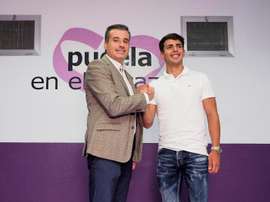 Aguado podría volver a salir cedido esta temporada. EFE/Archivo