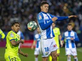 Carrillo marcó ante el Alavés. EFE