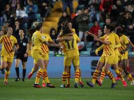 El fútbol femenino, contra el virus. EFE