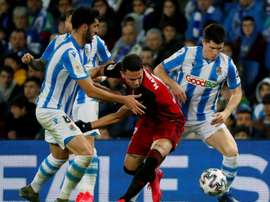 Primera tienta a la sensación de la Copa. EFE/Juan Herrero