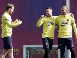Braithwaite ya sabe lo difícil que es triunfar en el Camp Nou. EFE