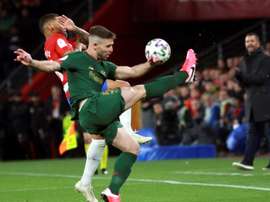 El Athletic garantizó su presencia en la Supercopa de España. EFE/Pepe Torres