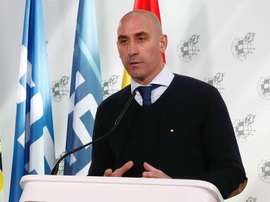 Luis Rubiales analizó las alternativas para finalizar la temporada. EFE/RFEF