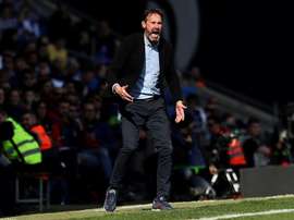 Vicente Moreno instó a sus jugadores a ganar al Levante. EFE