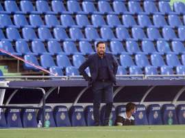 Bordalás criticó las sanciones a sus jugadores tras el Getafe-Villarreal. EFE/Kiko Huesca