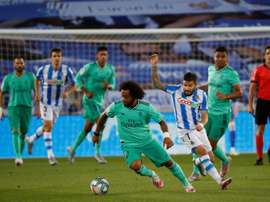 Marcelo recupera su mejor nivel justo a tiempo. EFE/Juan Herrero