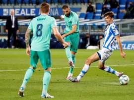 El Madrid visita este domingo a la Real Sociedad. EFE