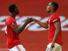 Anthony Martial déroule contre Sheffield. EFE