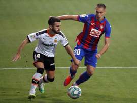 Róber Correa recordó su paso por el Cádiz. EFE