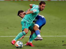 Hazard es duda para el partido ante el Alavés. EFE