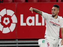 Ocampos se codea con Agüero y Messi. EFE