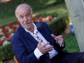 Del Bosque recordó a Santiago Bernabéu. EFE