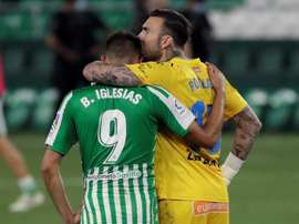 Borja Iglesias, emocionado con este Betis. EFE