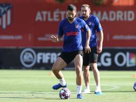 Héctor Herrera habló de su situación en el Atleti. EFE